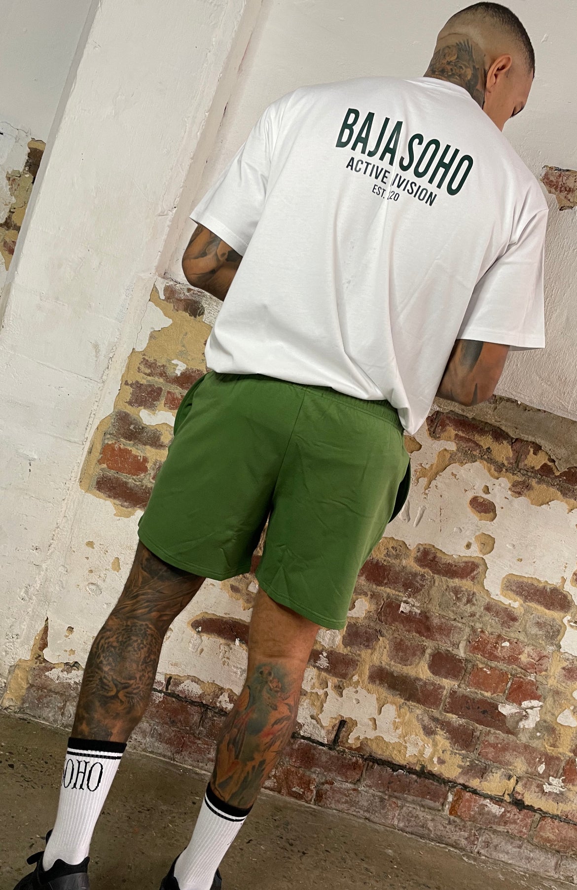 Green Active Division Shorts