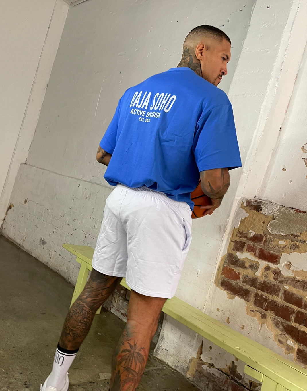 White Active Division Shorts