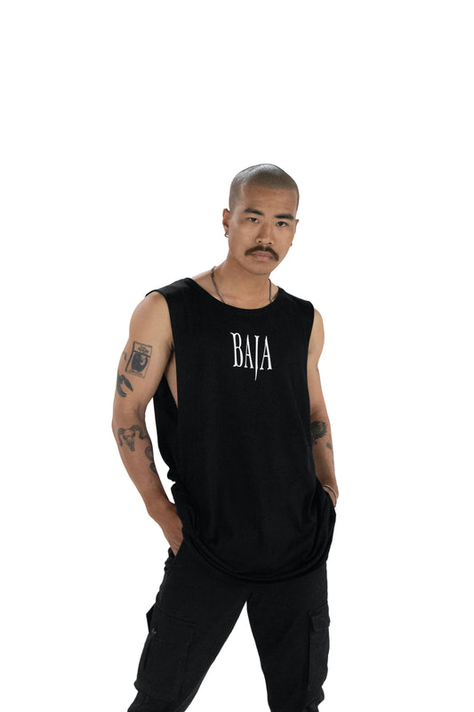 Black Jersey Tank