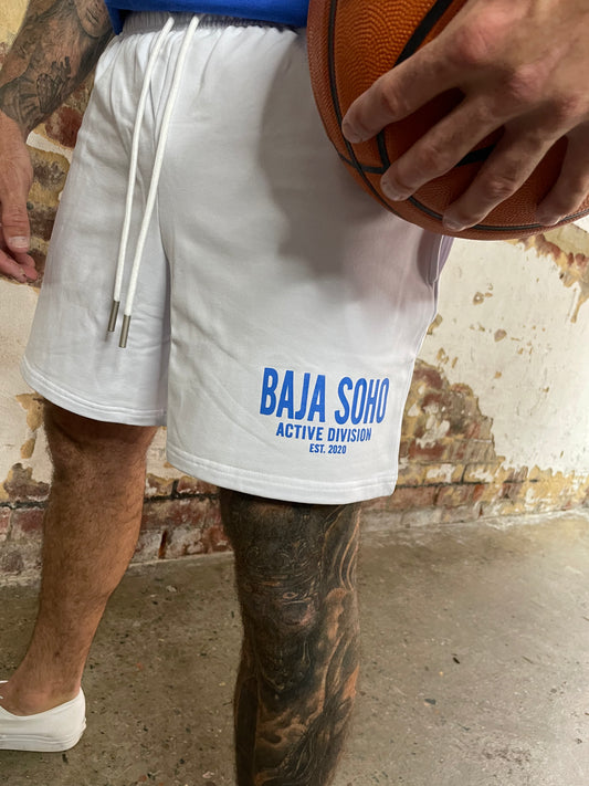 White Active Division Shorts